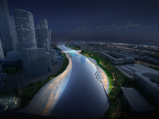 Concept of the riverfront development of the Moskva River  Burgos&Garrido Arquitectos