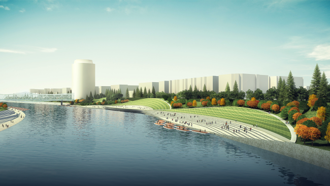 Concept of the riverfront development of the Moskva River � Burgos&Garrido Arquitectos