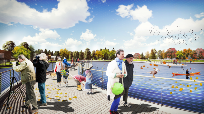 Concept of the riverfront development of the Moskva River � SWA Group