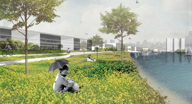 Concept of the riverfront development of the Moskva River � SWA Group