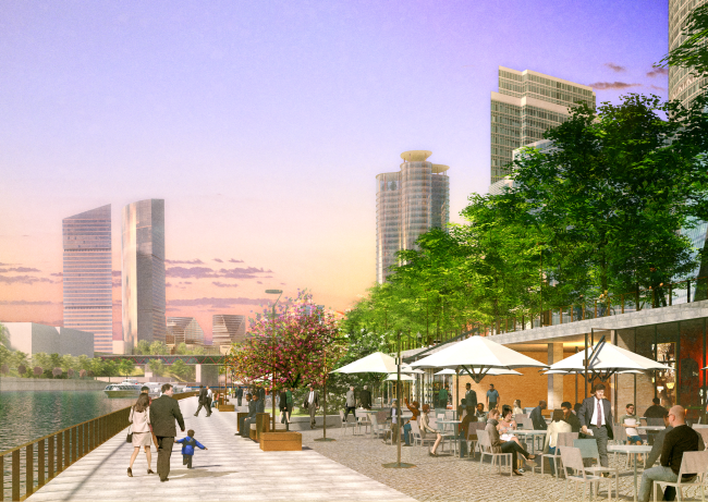 Concept of the riverfront development of the Moskva River � Maxwan + Atrium