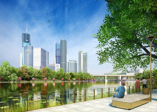 Concept of the riverfront development of the Moskva River  Maxwan + Atrium