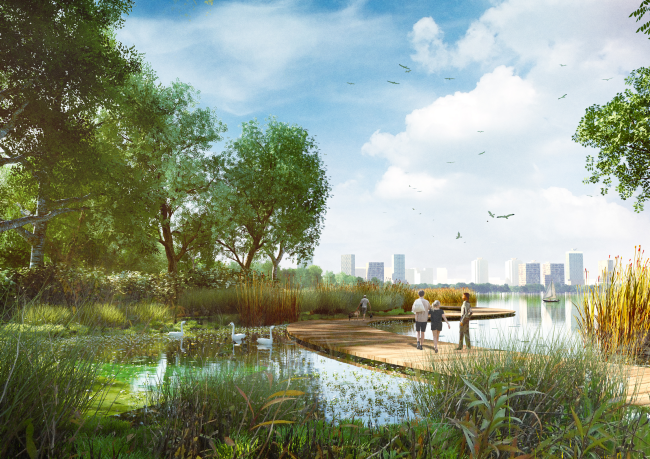 Concept of the riverfront development of the Moskva River � Maxwan + Atrium