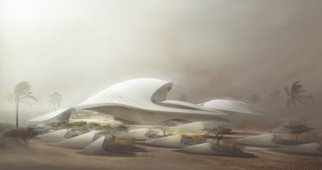����-�������� �������� Bee�ah. ������������: MIR � Zaha Hadid Architects