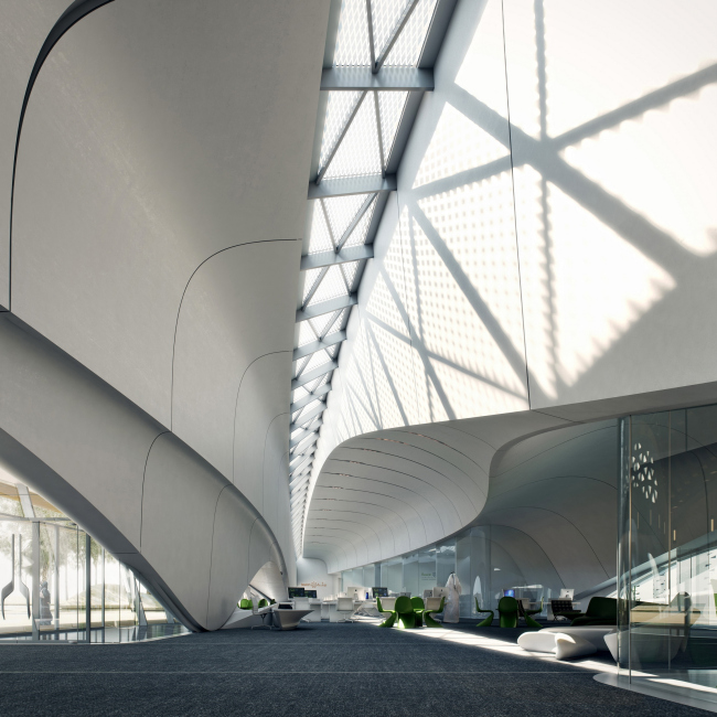 ����-�������� �������� Bee�ah. ������������: MIR � Zaha Hadid Architects