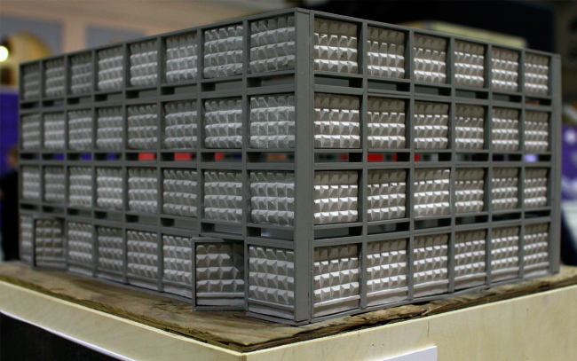 Maria Kyrkova, 1st post-graduate year, MARCH School. "The Fence to Europe". "Zodchestvo" 2014. Photo � Julia Tarabarina, Archi.ru