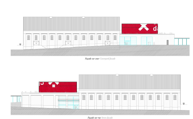 ����� ����� Charleroi Danses � ��������� ������� � Ateliers Jean Nouvel & MDW Architecture
