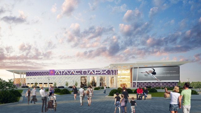 Shopping and entertainment center "Atlaspark" in Zhukovsky  UNK project