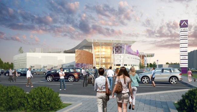 Shopping and entertainment center "Atlaspark" in Zhukovsky  UNK project