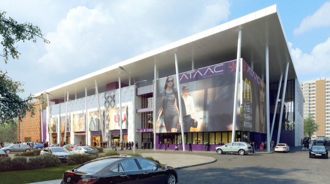 Shopping and entertainment center "Atlas" � UNK project