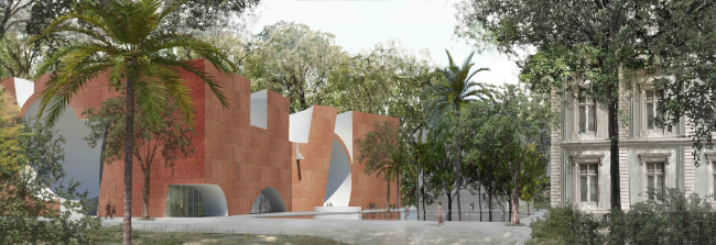 ����� ������ ������ ��. ���� ����� ���� � �������� �����. ������������� Steven Holl Architects