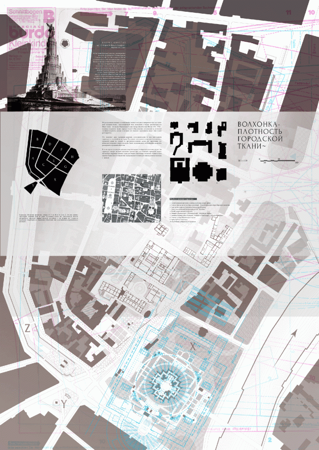 Boards at "Zodchestvo-2014". Volkhonka Quarters - Culture Territory - Volkhonka Archive. Architectural and town-planning survey  "Ostozhenka" Bureau