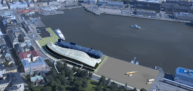 Guggenheim Museum in Helsinki. Contest project  "Fourth Dimension"