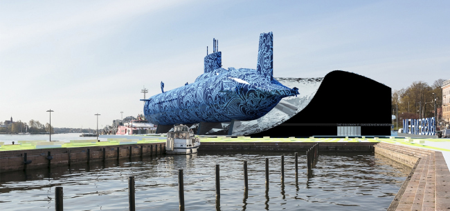 Guggenheim Museum in Helsinki. Contest project � "Fourth Dimension"