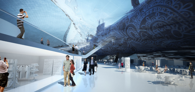 Guggenheim Museum in Helsinki. Contest project � "Fourth Dimension"