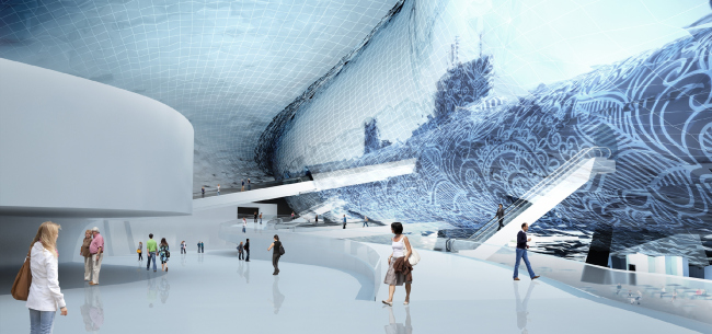 Guggenheim Museum in Helsinki. Contest project � "Fourth Dimension"