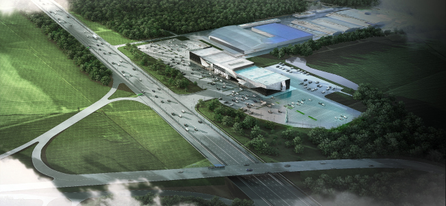 Multifunctional retail center "Five Planets". Top view � Totan Kuzembaev Architectural Studio