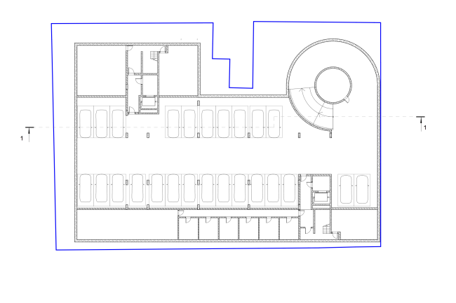 Plan of the - 2nd floor  Sergey Skuratov ARCHITECTS