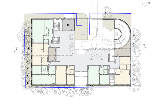 Plan of the 1st floor � Sergey Skuratov ARCHITECTS