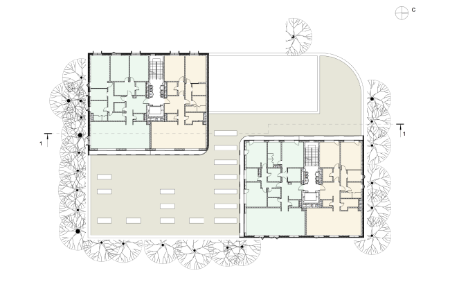 Plan of floors 1-6 � Sergey Skuratov ARCHITECTS