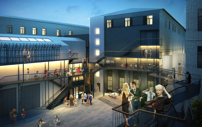 Theater yard. Project. "Electrotheater Stanislavsky". 2014 � Wowhaus