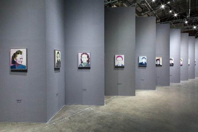 The exhibition "Losing Face" by Jan Vanriet. Photo: Danila Remizov