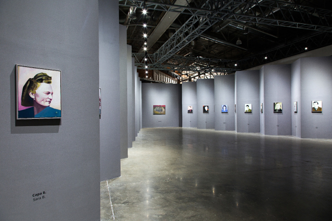 The exhibition "Losing Face" by Jan Vanriet. Photo: Danila Remizov