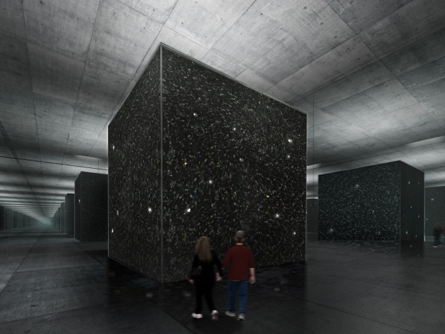 Auschwitz Memorial Complex. Monument to the martyrs of the camp � Arch group