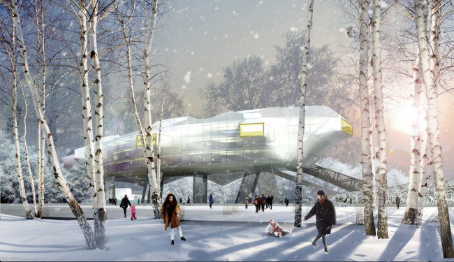 Science and Technology Museum in Tomsk ("Cloud" version)  Asadov Architectural Bureau