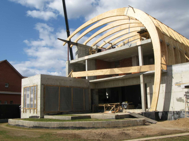 Country house. Design and structural solution � Roman Leonidov architectural bureau