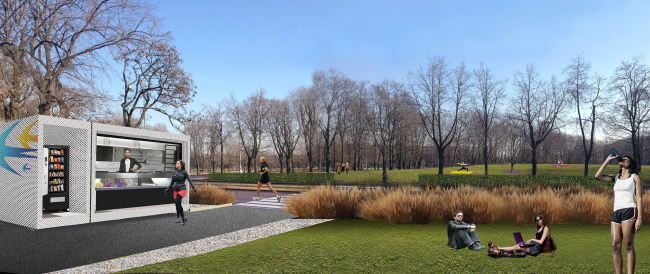 Concept of developing the Luzhnetskaya Embankment � Wowhaus