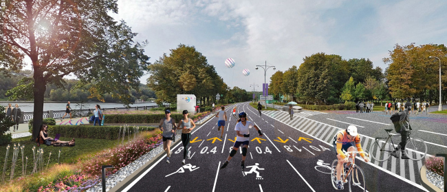 Concept of developing the Luzhnetskaya Embankment � Wowhaus