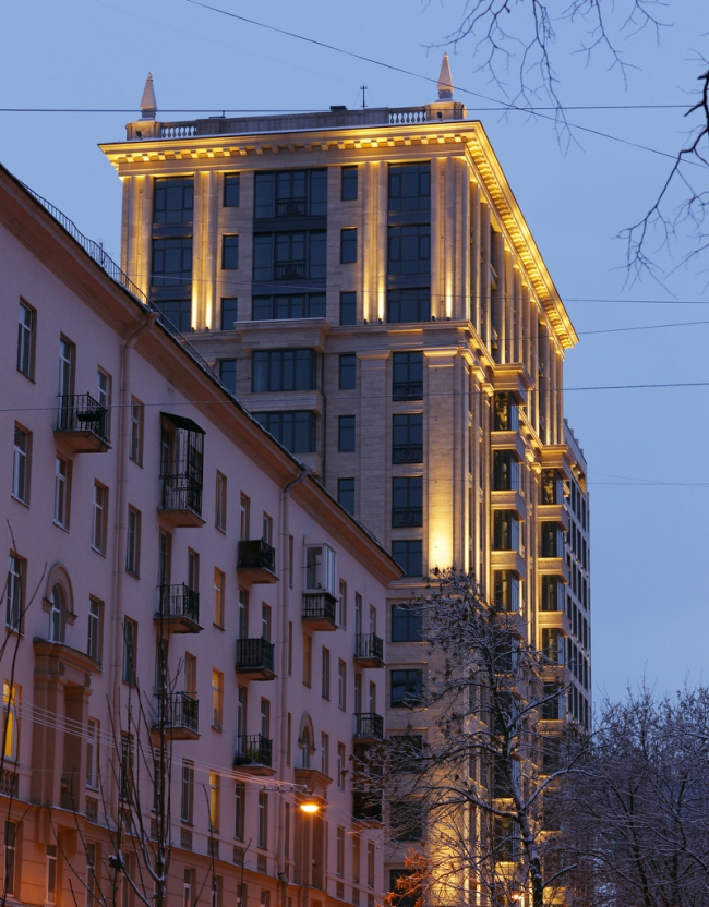 The building at 5, Pobedy Street. "Eugene Gerasimov and Partners", 2014. Photo courtesy of LEGENDA Intelligent Development