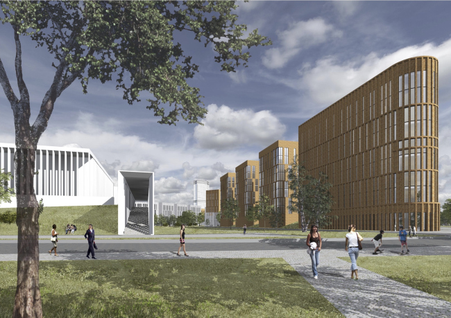 Project of building Kazan's "Sedmoye Nebo" ("Seventh Heaven") residential district � Sergey Skuratov Architects