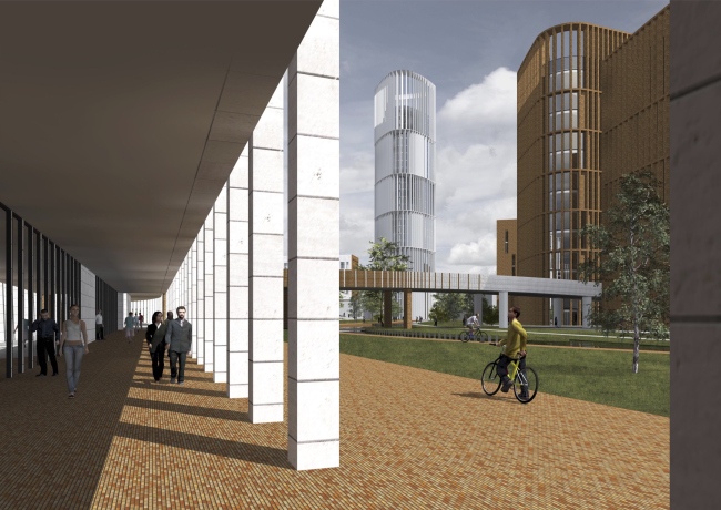 Project of building Kazan's "Sedmoye Nebo" ("Seventh Heaven") residential district. Gallery � Sergey Skuratov Architects