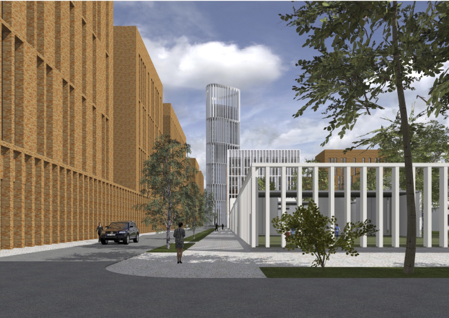 Project of building Kazan's "Sedmoye Nebo" ("Seventh Heaven") residential district. Kindergarten � Sergey Skuratov Architects