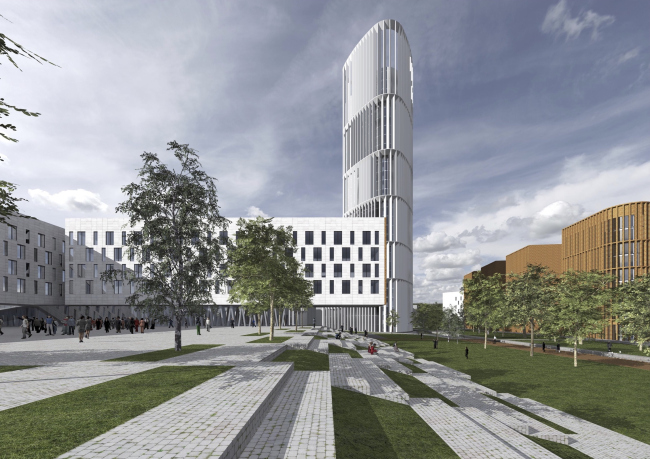 Project of building Kazan's "Sedmoye Nebo" ("Seventh Heaven") residential district � Sergey Skuratov Architects