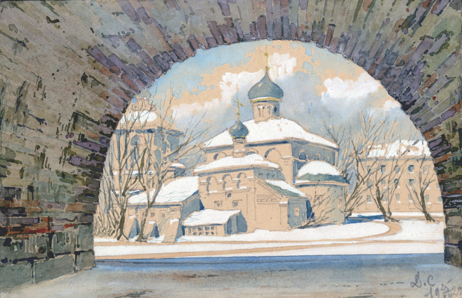 ������� ������� ����, ��� � ����. ��� � ���-������� �� ���� ��������� ����� �������������� �����. 1922 �. ������, ��������, ������. 12,4 × 19,2. ����� � I�12191. ������������� ���������