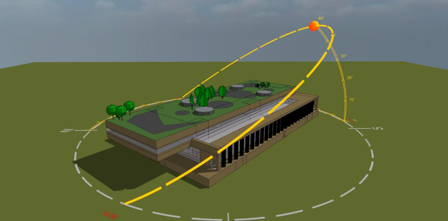 3D model of the swimming complex and its interaction with Moscow's climatic conditions  Engex Engineering Bureau