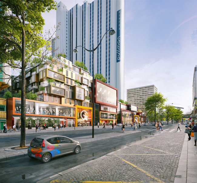 Реконструкция квартала Gaîté Montparnasse