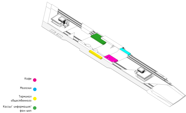 Addition of functions. Concept of "Dinamo" Boulevard. Author: Oleg Sazonov