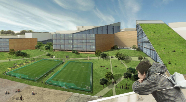 Sports and education complex "Academy of Team Sports"  Vissarionov Studio