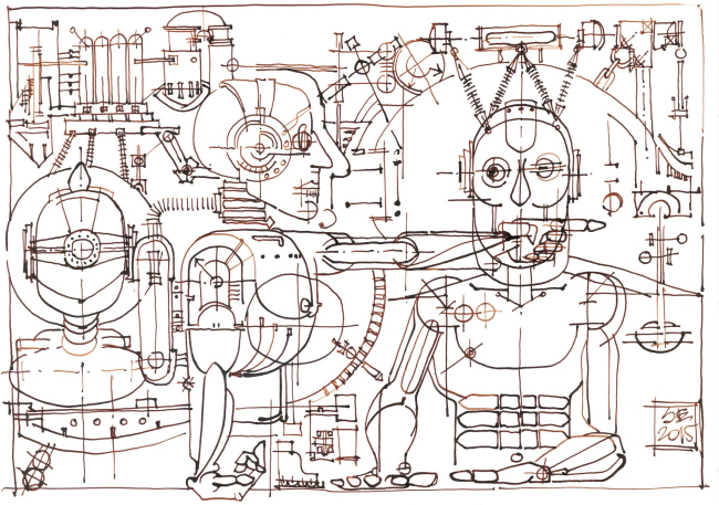 "From my impressions, I am a robot". Sergey Estrin