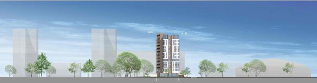 The residential project on the 2nd Samarinskaya Street. Facade � GrandProjectCity