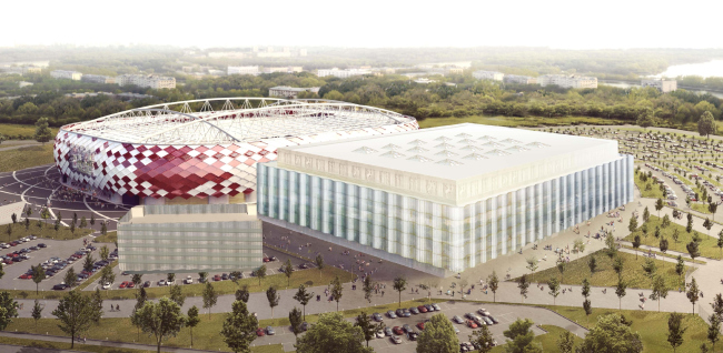 Multifunctional complex of "Spartak" football stadium  GrandProjectCity