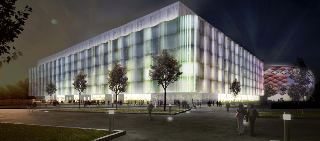 Multifunctional complex of "Spartak" football stadium. Option 1 � GrandProjectCity