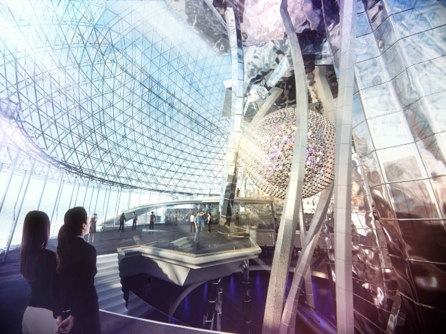 Концепция павильона Атомной Энергии на ВДНХ © Архитектурная мастерская Сергея Эстрина