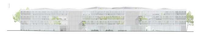 Учебный центр Политехнической школы на кампусе Париж-Сакле © Sou Fujimoto Architects, Nicolas Laisn&#233; Associ&#233;s, Manal Rachdi Oxo Architectes