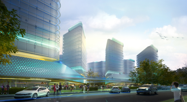 The project of "Annenhof Grove" residential complex at the Krasnokazarmennaya Street � 4izmerenie