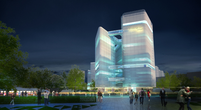 The project of "Annenhof Grove" residential complex at the Krasnokazarmennaya Street � 4izmerenie
